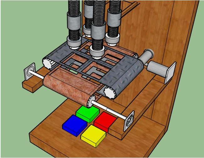 Sorting device at the storage facility